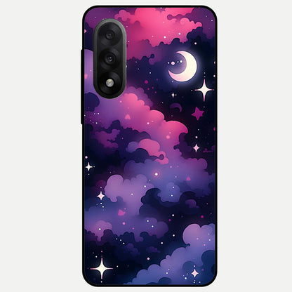  Celestial Moon Magic Glass Case For Oneplus Nord 5 back cover – full design glossy printed glass finish