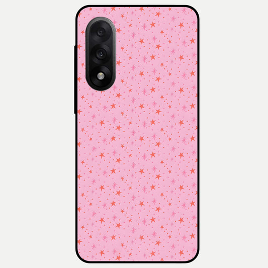  Cosmic Pink Sparkle Glass Case For Oneplus Nord 5 back cover – full design glossy printed glass finish