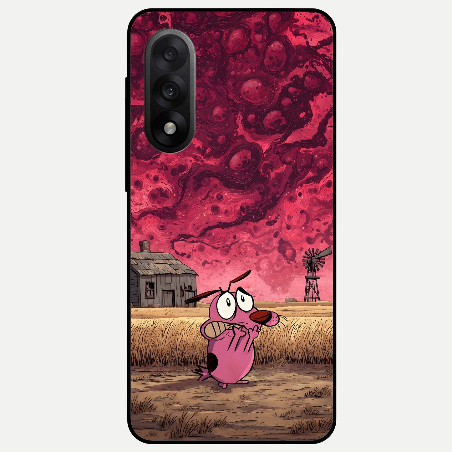  Courage Under Sky Glass Case For Oneplus Nord 5 back cover – full design glossy printed glass finish
