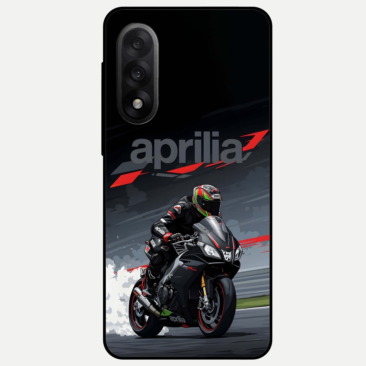  Dark Aprilla Glass Case For Oneplus Nord 5 back cover – full design glossy printed glass finish
