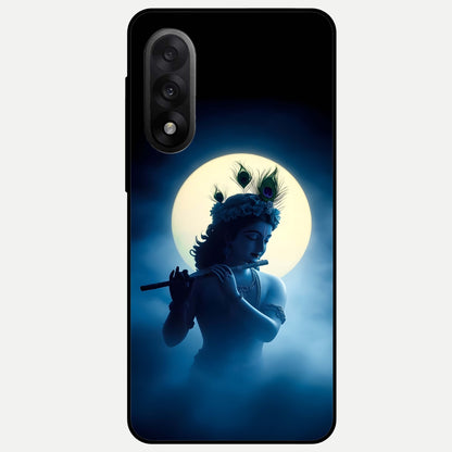  Divine Moon Flute Glass Case For Oneplus Nord 5 back cover – full design glossy printed glass finish