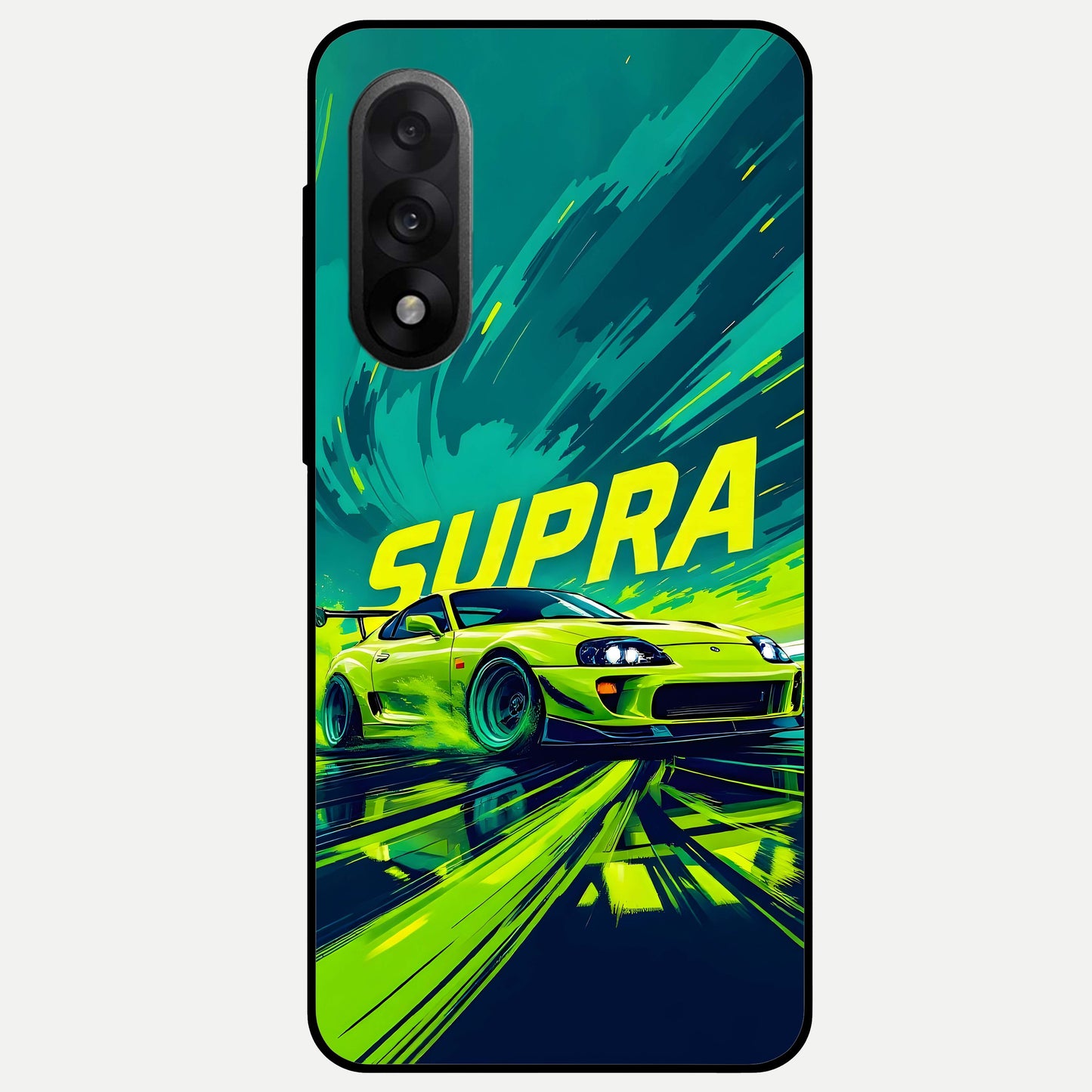  Electric Supra Thunder Glass Case For Oneplus Nord 5 back cover – full design glossy printed glass finish