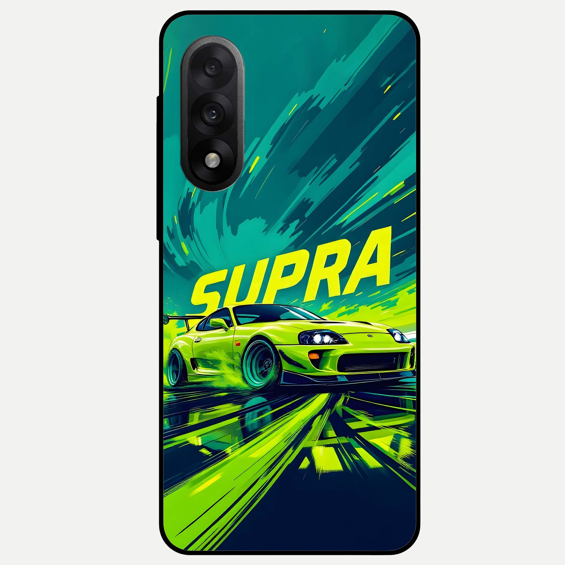  Electric Supra Thunder Glass Case For Oneplus Nord 5 back cover – full design glossy printed glass finish