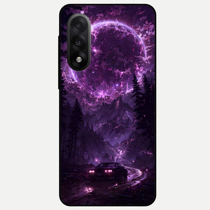  Eternal Cosmic Drive Glass Case For Oneplus Nord 5 back cover – full design glossy printed glass finish