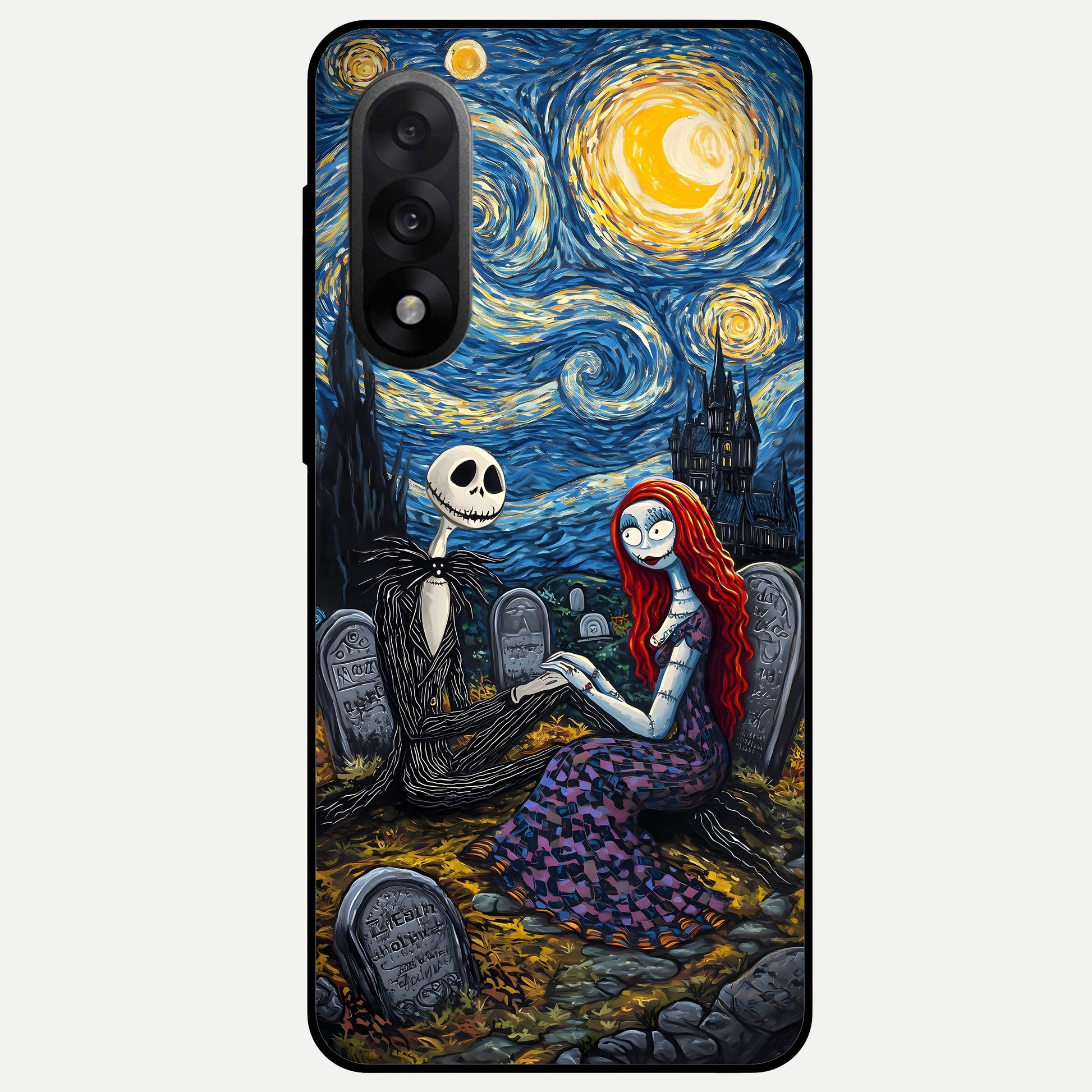  Eternal Night Love Glass Case For Oneplus Nord 5 back cover – full design glossy printed glass finish