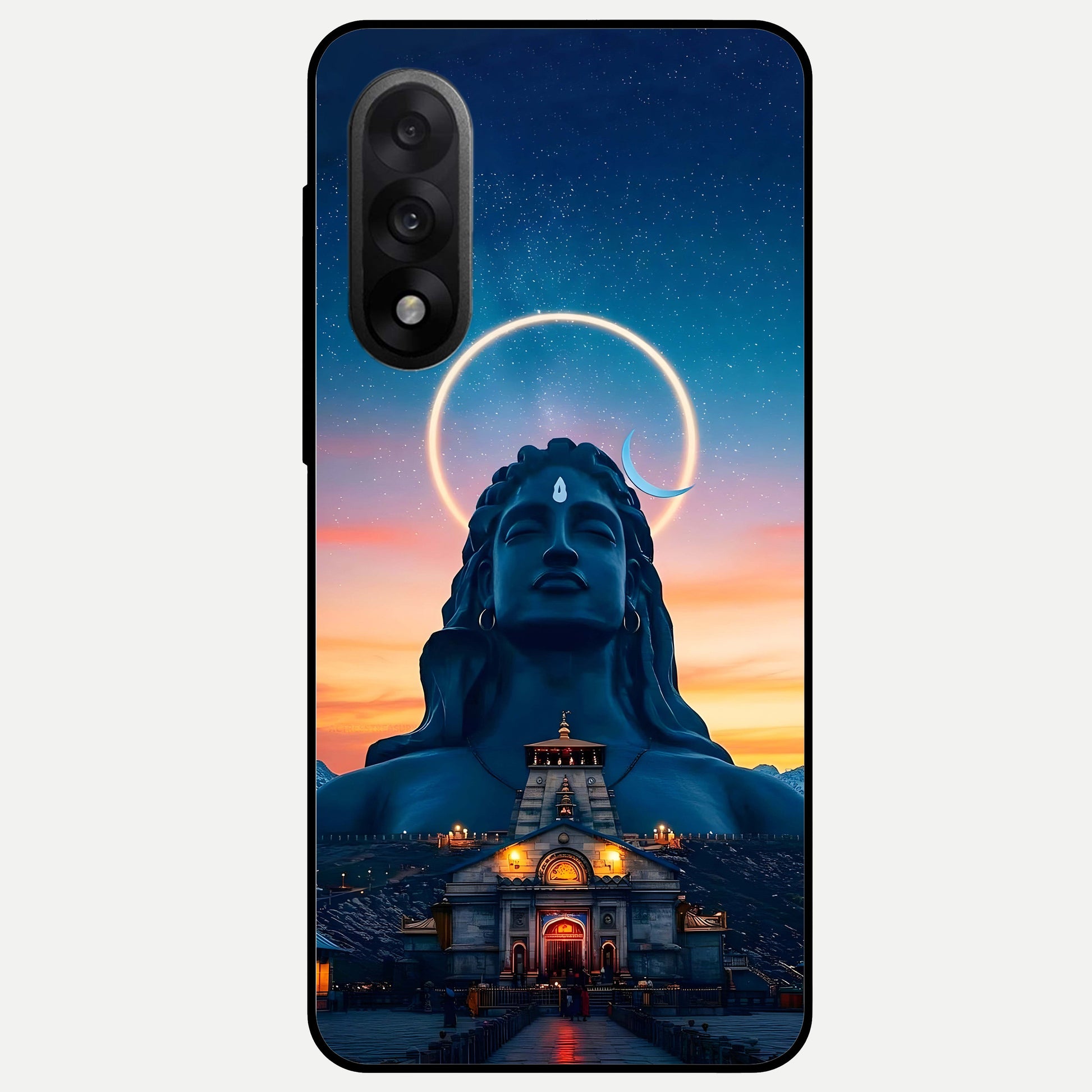  Eternal Shiva Aura Glass Case For Oneplus Nord 5 back cover – full design glossy printed glass finish