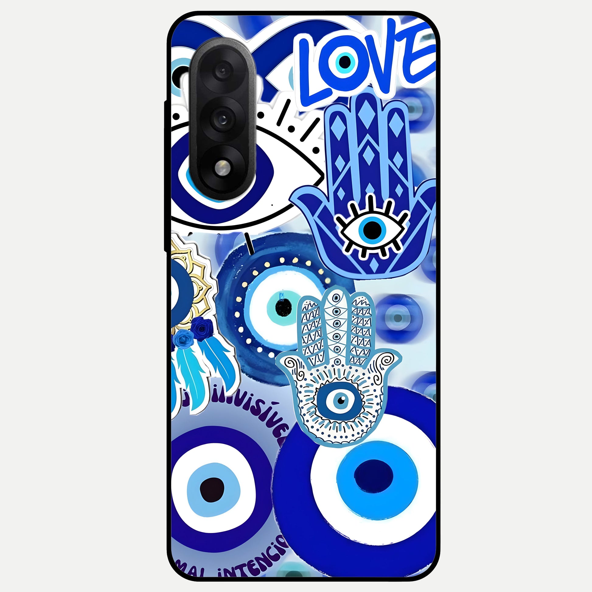  Evil Eyes Dream Glass Case For Oneplus Nord 5 back cover – full design glossy printed glass finish