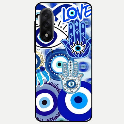  Evil Eyes Dream Glass Case For Oneplus Nord 5 back cover – full design glossy printed glass finish