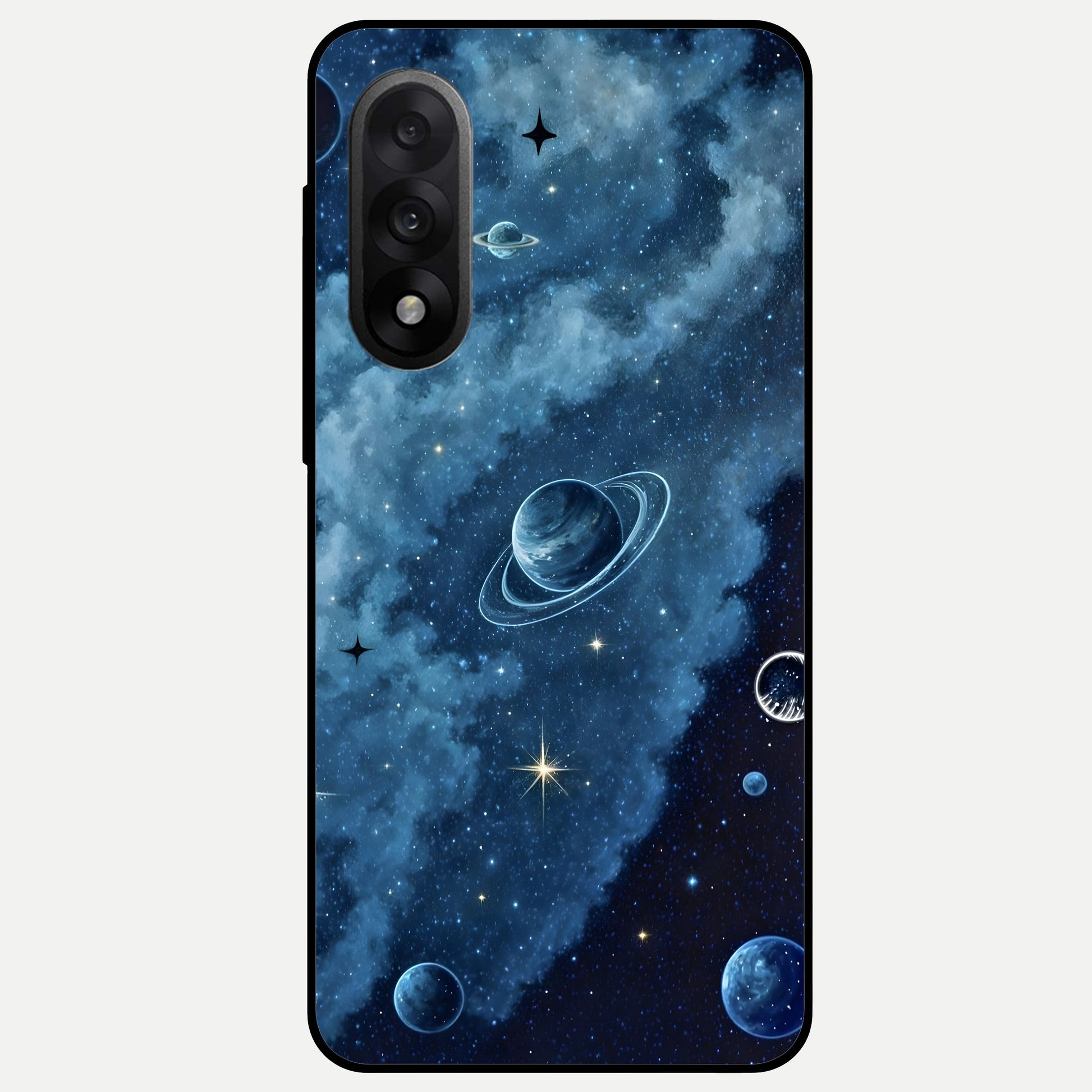  Galaxy Dream Space Glass Case For Oneplus Nord 5 back cover – full design glossy printed glass finish