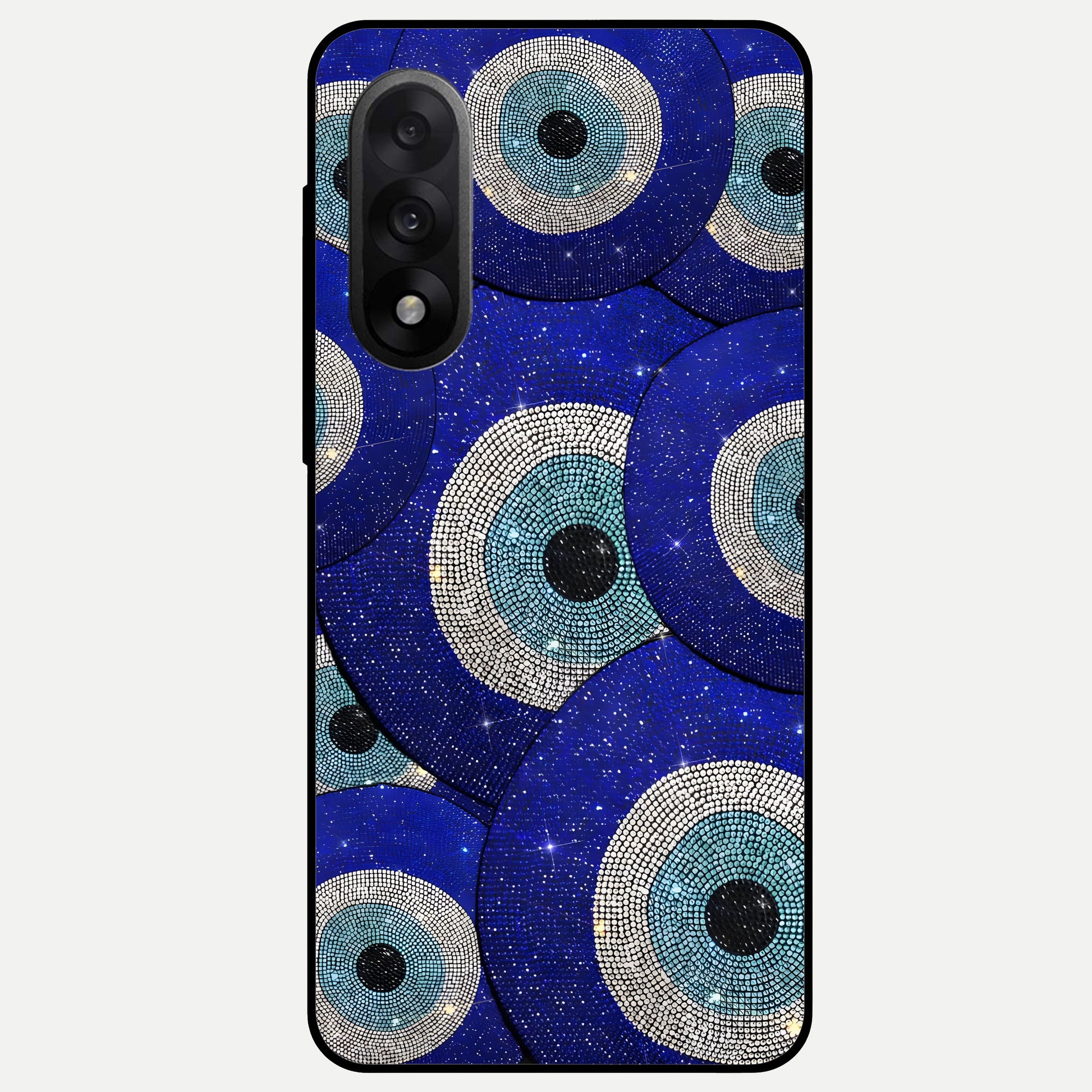  Galaxy Eye Flow Glass Case For Oneplus Nord 5 back cover – full design glossy printed glass finish