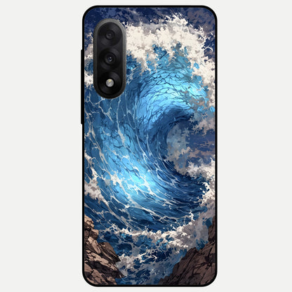  Giant Ocean Wave Glass Case For Oneplus Nord 5 back cover – full design glossy printed glass finish