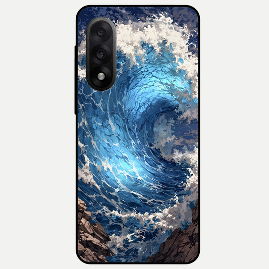  Giant Ocean Wave Glass Case For Oneplus Nord 5 back cover – full design glossy printed glass finish