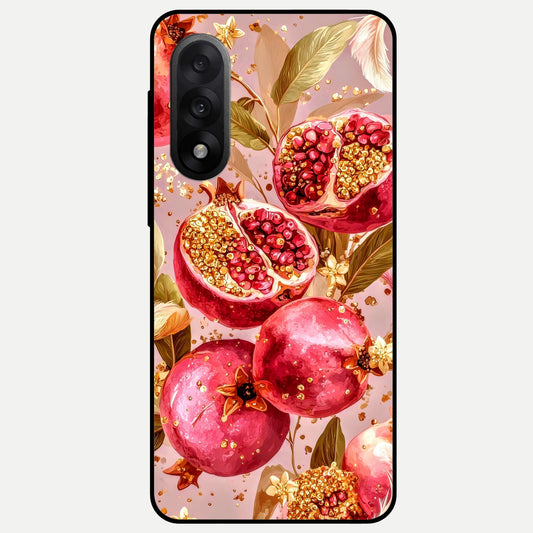  Golden Bloom Glow Glass Case For Oneplus Nord 5 back cover – full design glossy printed glass finish