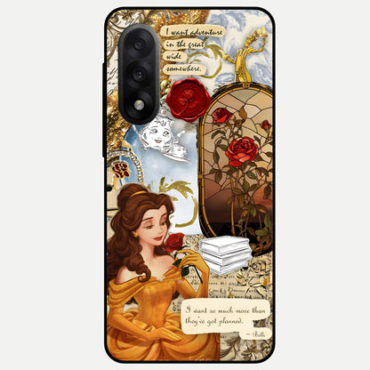  Golden Dream Belle Glass Case For Oneplus Nord 5 back cover – full design glossy printed glass finish