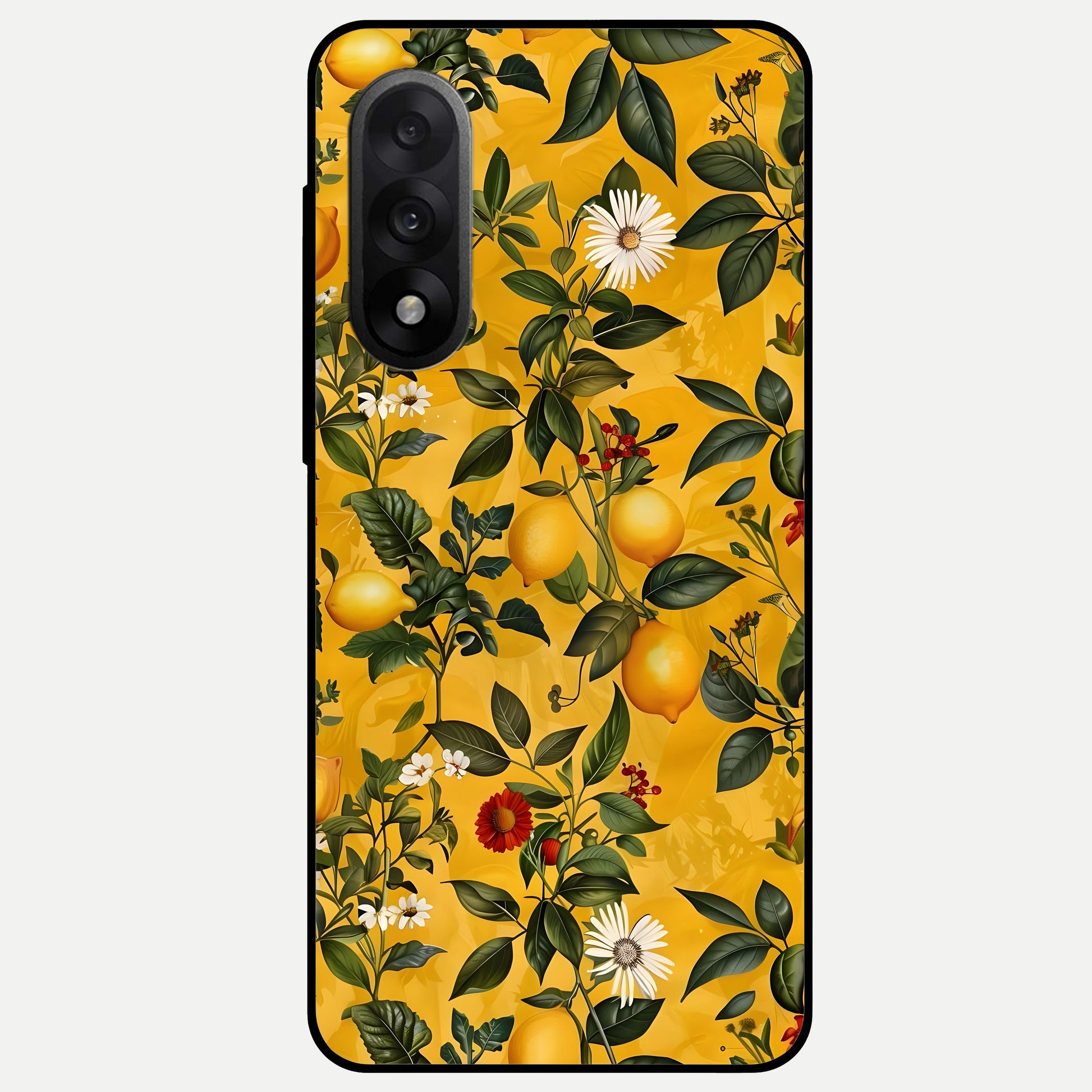  Golden Lemon Field Glass Case For Oneplus Nord 5 back cover – full design glossy printed glass finish