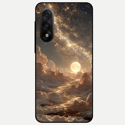  Golden Sky Dream Glass Case For Oneplus Nord 5 back cover – full design glossy printed glass finish