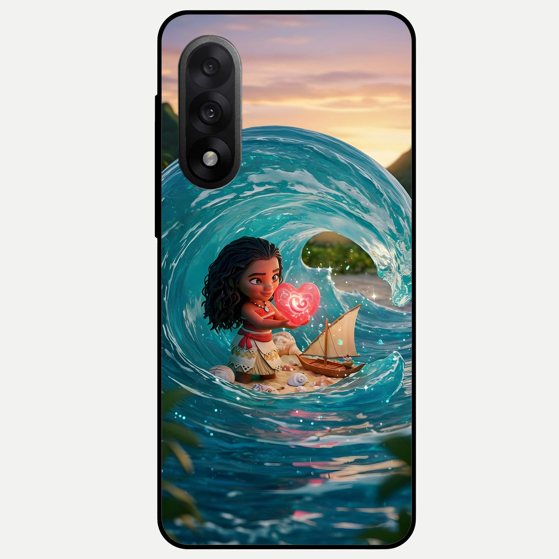  Heart of Ocean Glass Case For Oneplus Nord 5 back cover – full design glossy printed glass finish