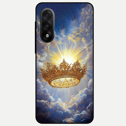 Heavenly Crown Light Glass Case For Oneplus Nord 5 back cover – full design glossy printed glass finish