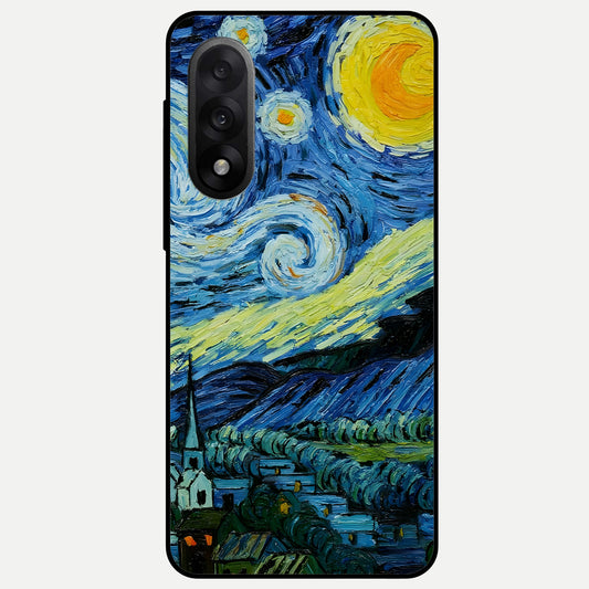  Inspired Van Gogh Art Glass Case For Oneplus Nord 5 back cover – full design glossy printed glass finish