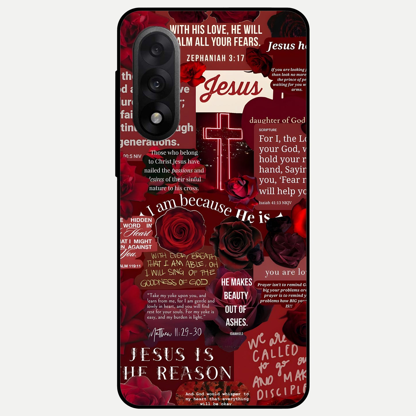  Jesus Love Heals Glass Case For Oneplus Nord 5 back cover – full design glossy printed glass finish