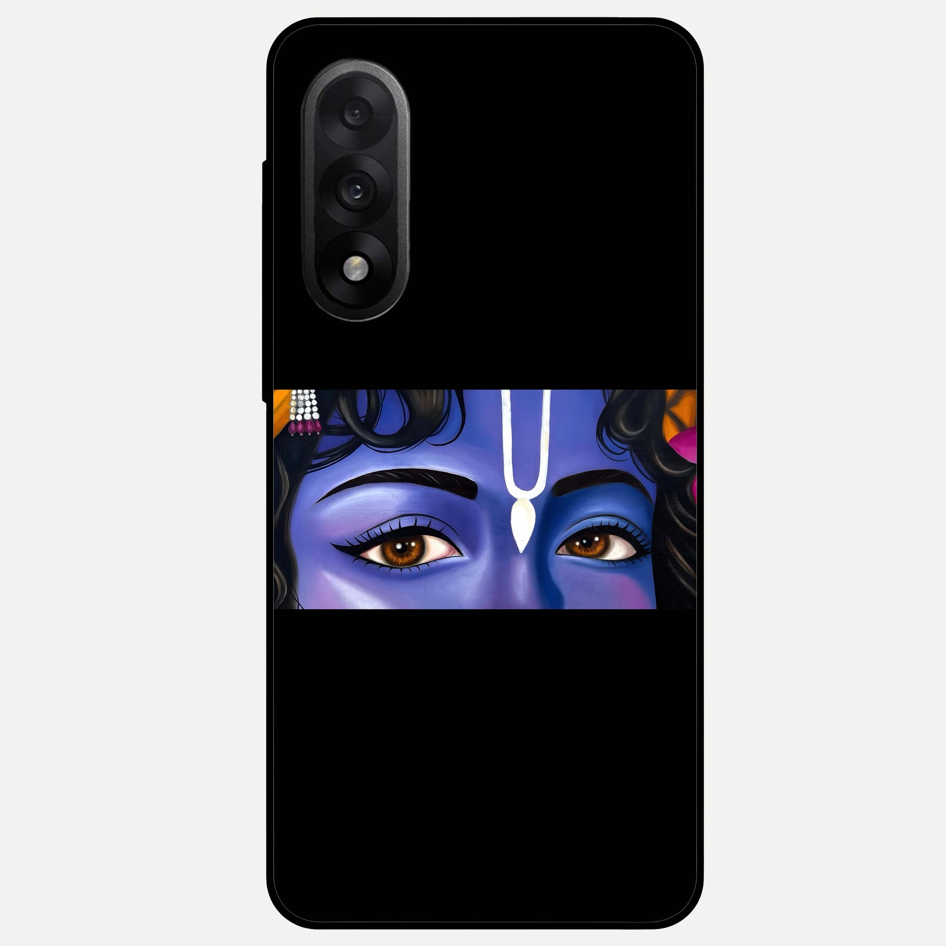  Krishna Eye Glass Case For Oneplus Nord 5 back cover – full design glossy printed glass finish