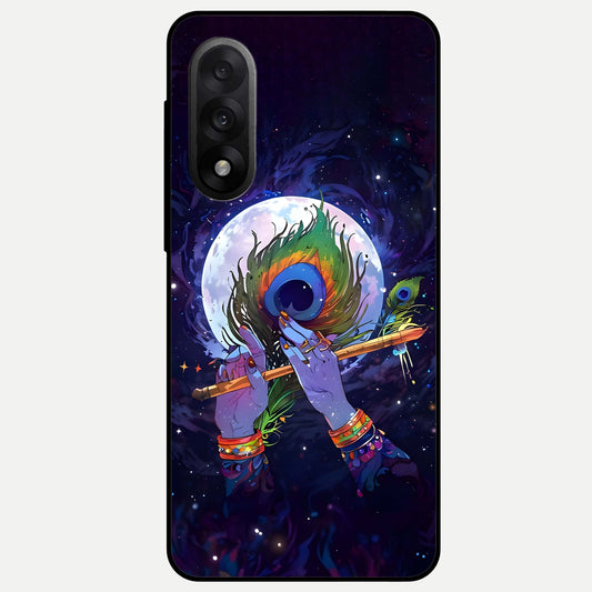  Krishna Hands Art Glass Case For Oneplus Nord 5 back cover – full design glossy printed glass finish
