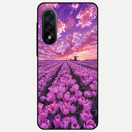  Lavender Dream Skies Glass Case For Oneplus Nord 5 back cover – full design glossy printed glass finish