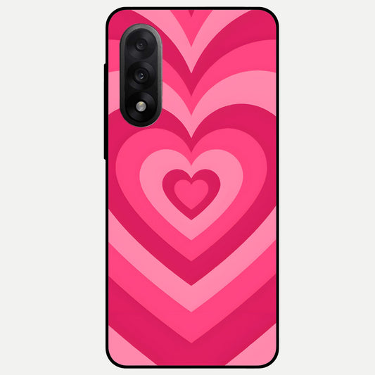  Layered Love Hearts Glass Case For Oneplus Nord 5 back cover – full design glossy printed glass finish