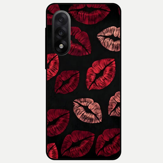  Midnight Kiss Love Glass Case For Oneplus Nord 5 back cover – full design glossy printed glass finish
