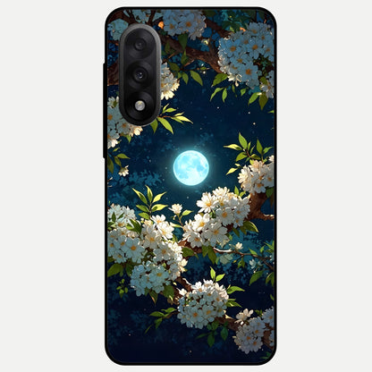  Moonlit Blossom Dream Glass Case For Oneplus Nord 5 back cover – full design glossy printed glass finish