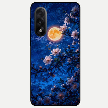  Moonlit Blossoms Night Glass Case For Oneplus Nord 5 back cover – full design glossy printed glass finish