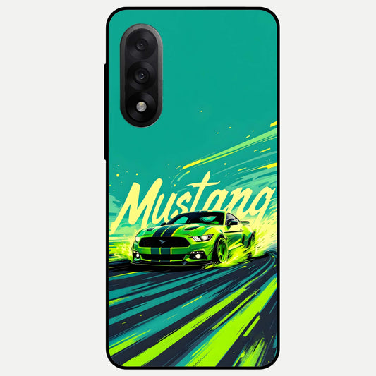  Mustang Bang Glass Case For Oneplus Nord 5 back cover – full design glossy printed glass finish