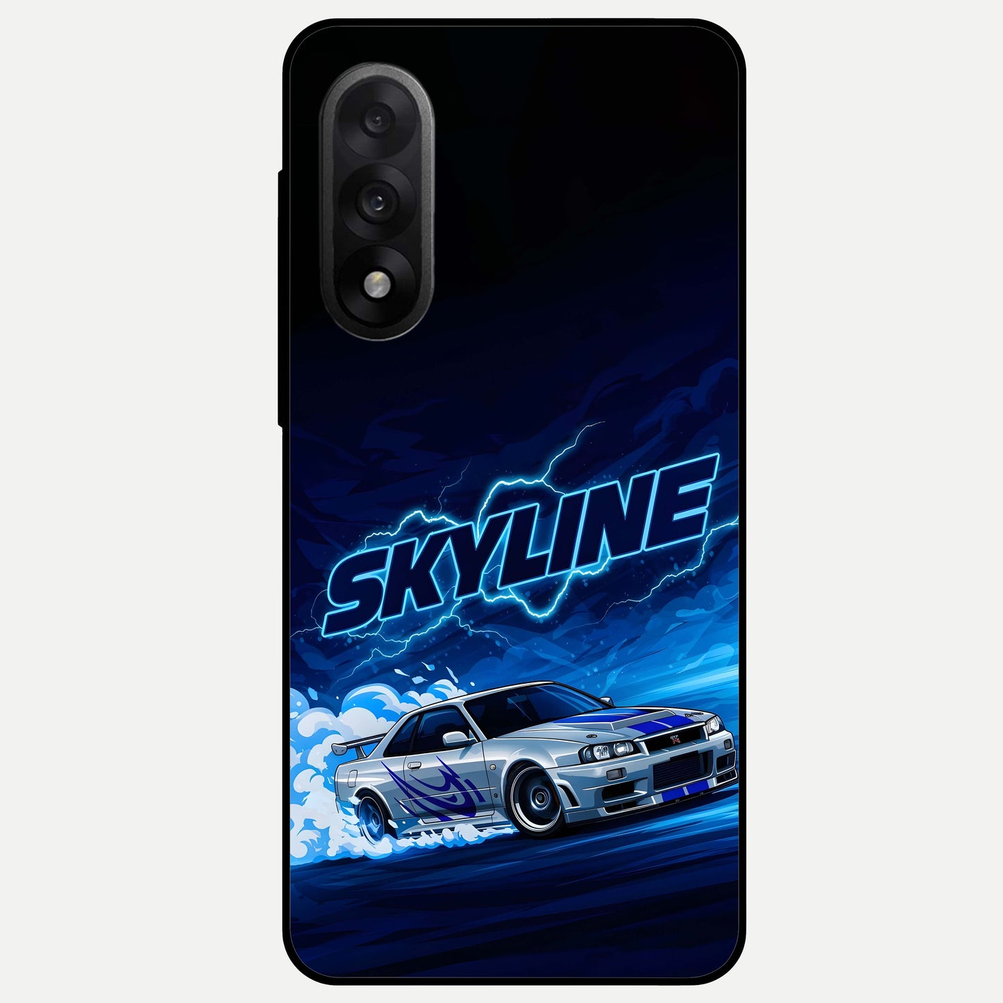  Neon Drift Beast Glass Case For Oneplus Nord 5 back cover – full design glossy printed glass finish