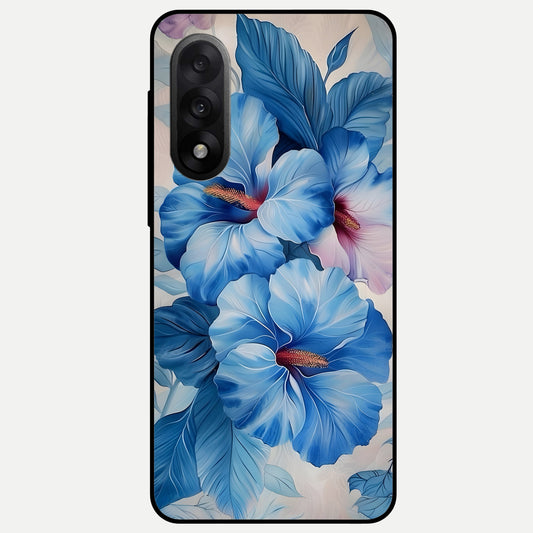  Ocean Hibiscus Grace Glass Case For Oneplus Nord 5 back cover – full design glossy printed glass finish