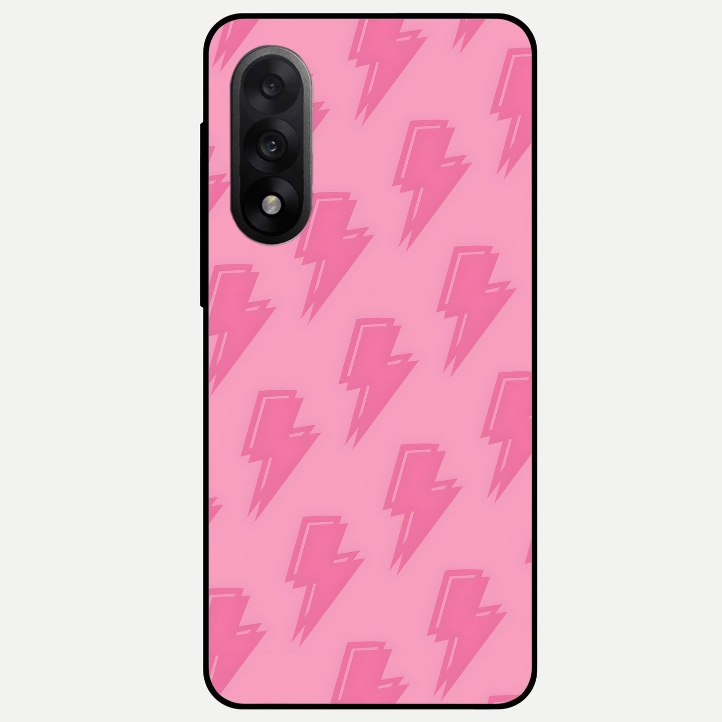  Pink Moo Magic Glass Case For Oneplus Nord 5 back cover – full design glossy printed glass finish