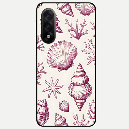  Pink Power Sparks Glass Case For Oneplus Nord 5 back cover – full design glossy printed glass finish