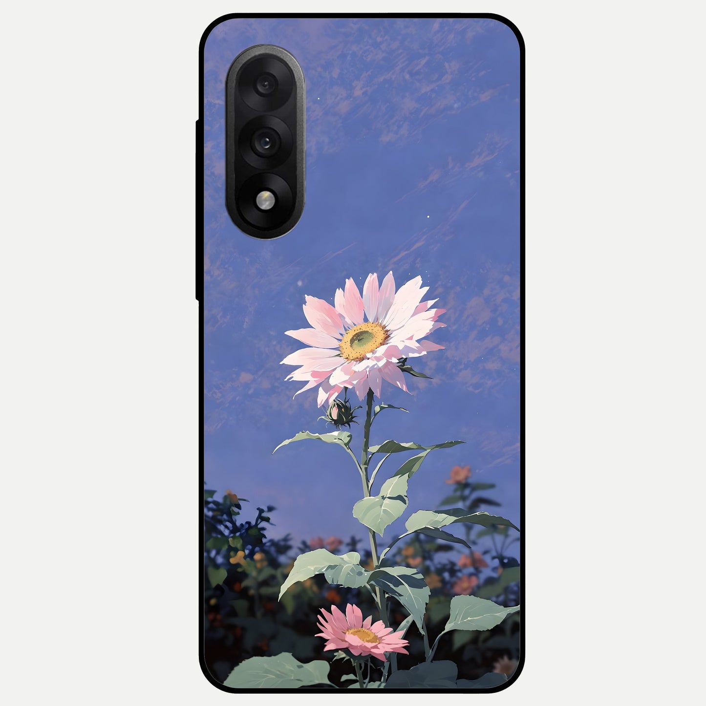  Pink Shells Outline Glass Case For Oneplus Nord 5 back cover – full design glossy printed glass finish