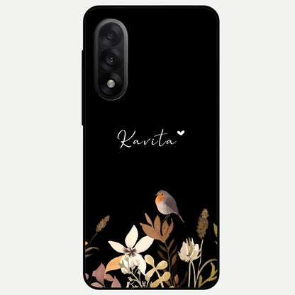  Quiet Garden Tune Custom Name Glass Case For Oneplus Nord 5 back cover – full design glossy printed glass finish