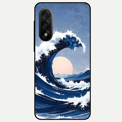  Rising Tide Power Glass Case For Oneplus Nord 5 back cover – full design glossy printed glass finish