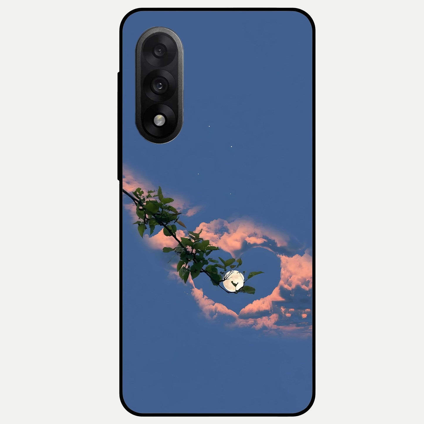 Sky Under Tree Glass Case For Oneplus Nord 5 back cover – full design glossy printed glass finish
