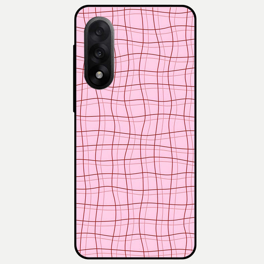  Soft Grid Bliss Glass Case For Oneplus Nord 5 back cover – full design glossy printed glass finish