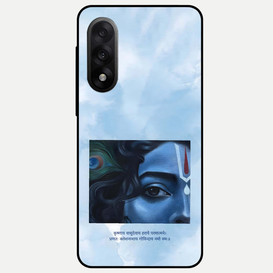  Spiritual Krishna Glass Case For Oneplus Nord 5 back cover – full design glossy printed glass finish