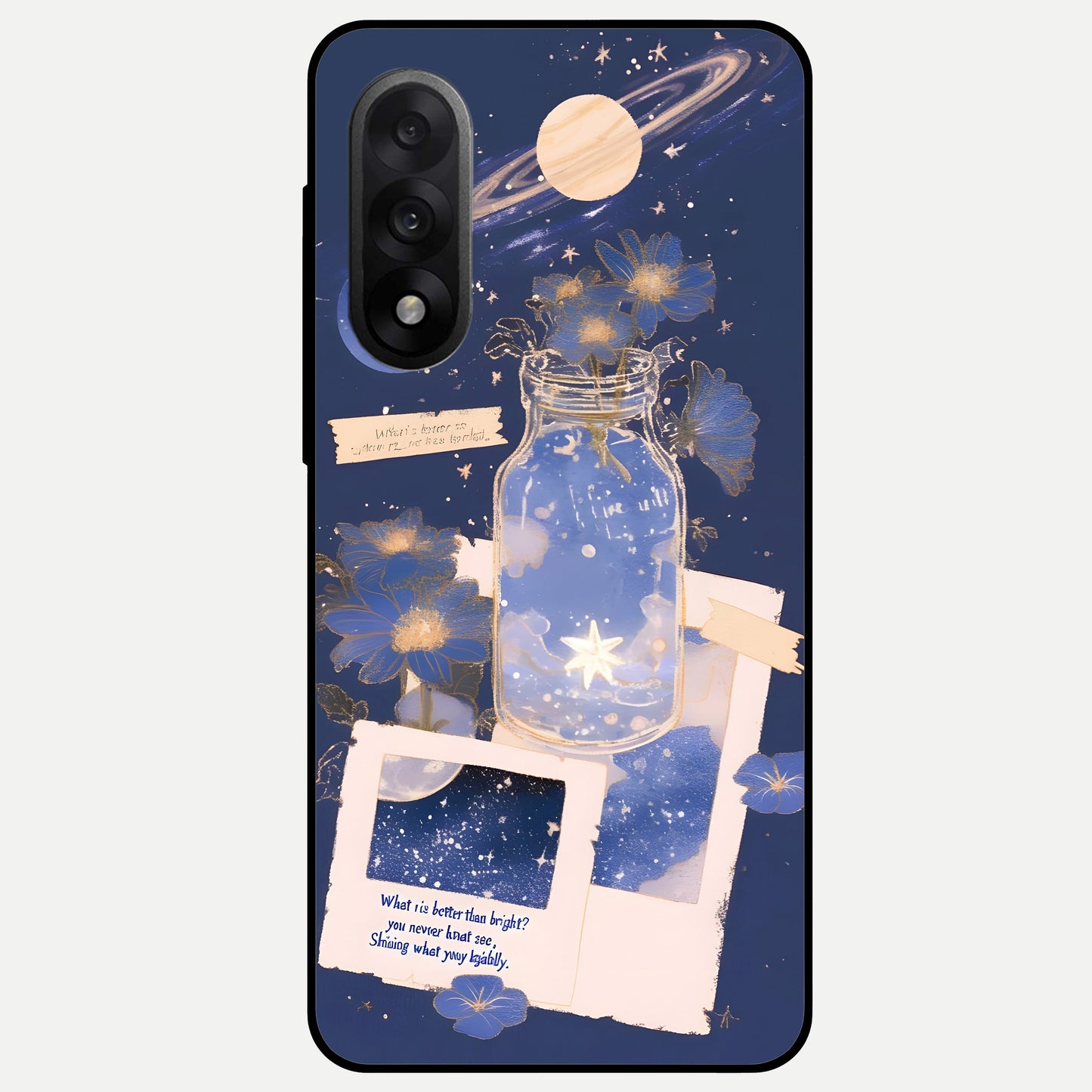  Starlit Cosmic Jar Glass Case For Oneplus Nord 5 back cover – full design glossy printed glass finish