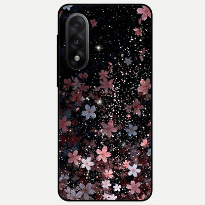  Starlit Flower Dreams Glass Case For Oneplus Nord 5 back cover – full design glossy printed glass finish