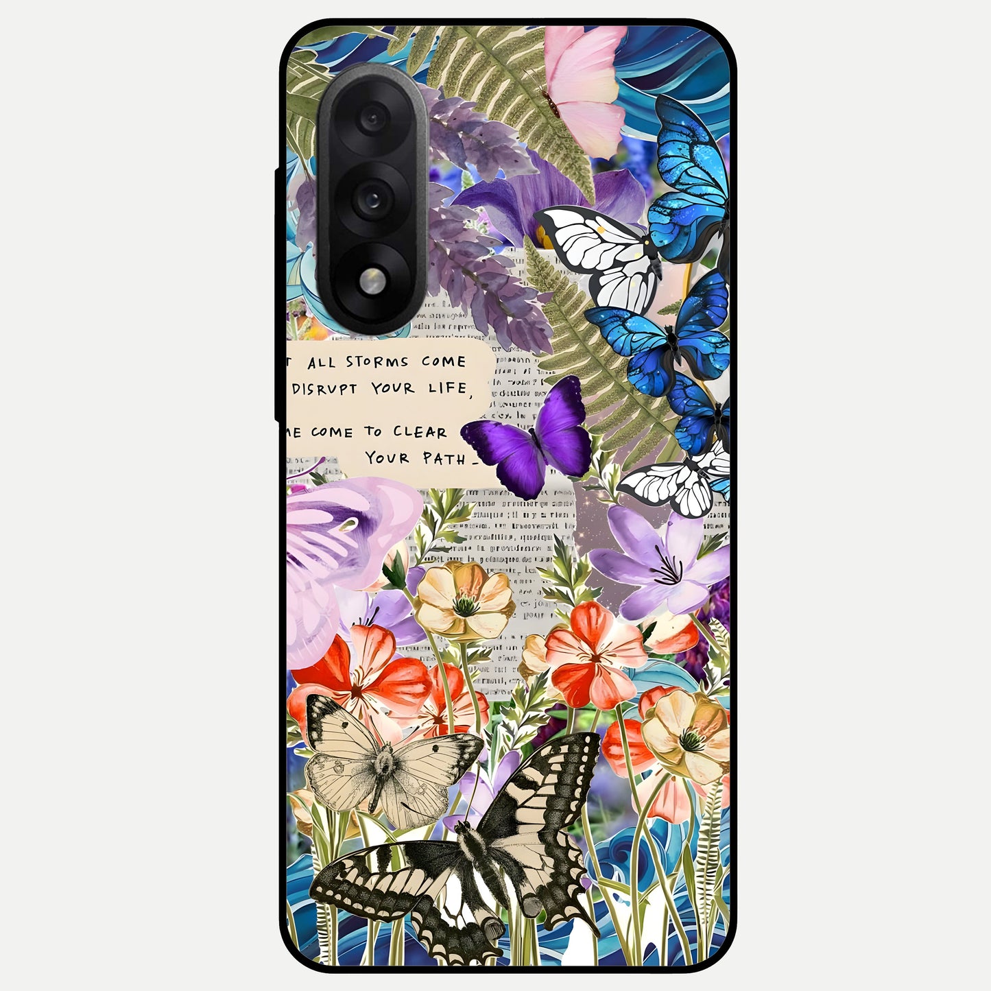  Storm Path Bloom Glass Case For Oneplus Nord 5 back cover – full design glossy printed glass finish