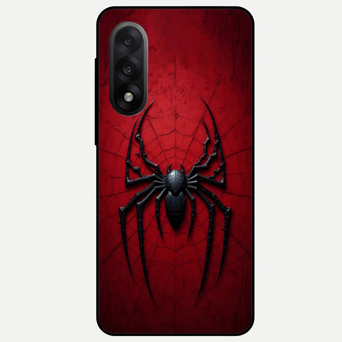  Superhero Web Emblem Glass Case For Oneplus Nord 5 back cover – full design glossy printed glass finish