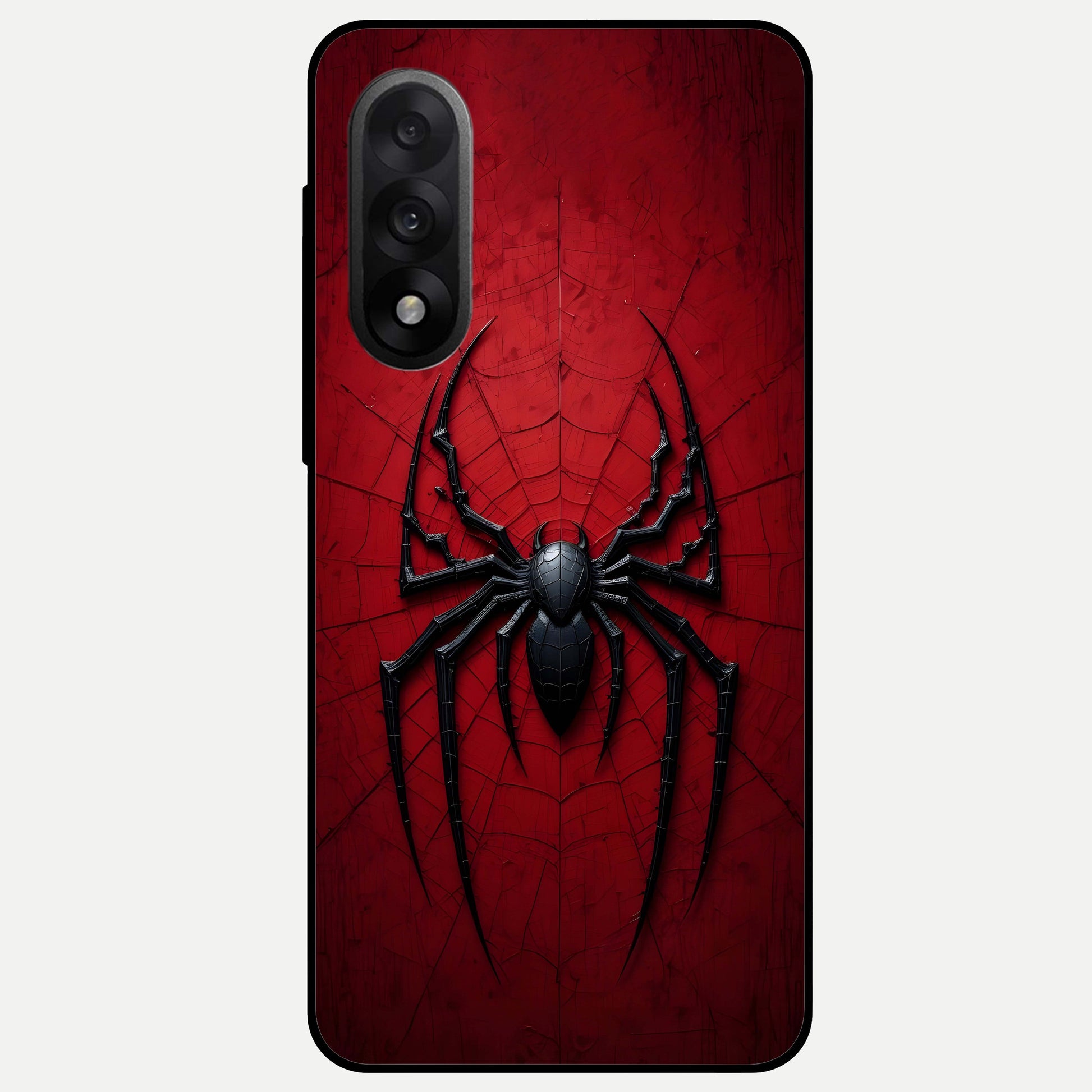  Superhero Web Emblem Glass Case For Oneplus Nord 5 back cover – full design glossy printed glass finish