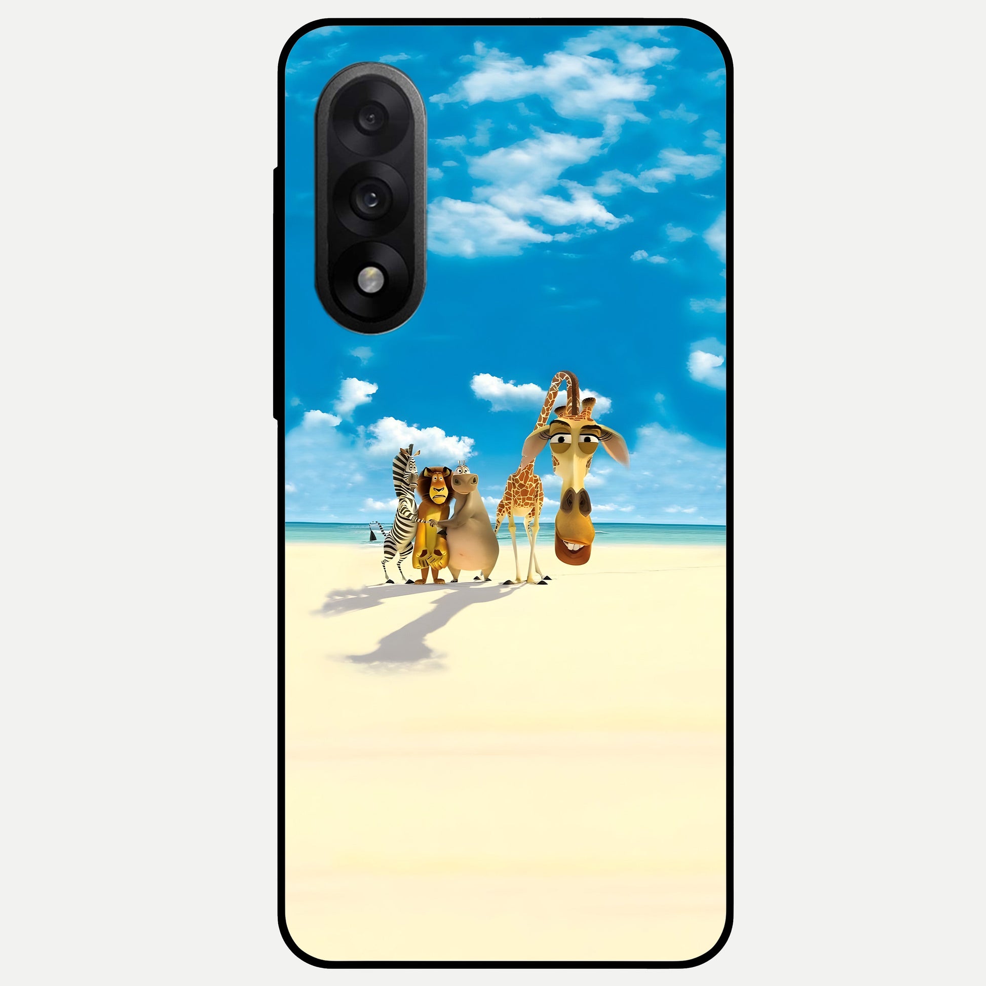  Tropical Fun Squad Glass Case For Oneplus Nord 5 back cover – full design glossy printed glass finish