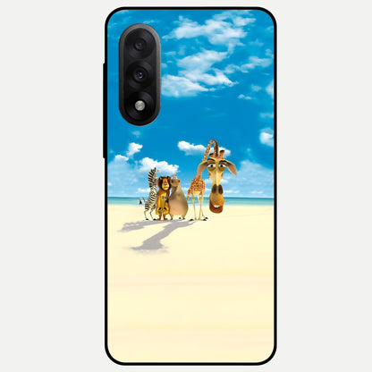  Tropical Fun Squad Glass Case For Oneplus Nord 5 back cover – full design glossy printed glass finish