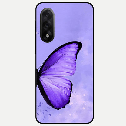  Violet Dream Wing Glass Case For Oneplus Nord 5 back cover – full design glossy printed glass finish